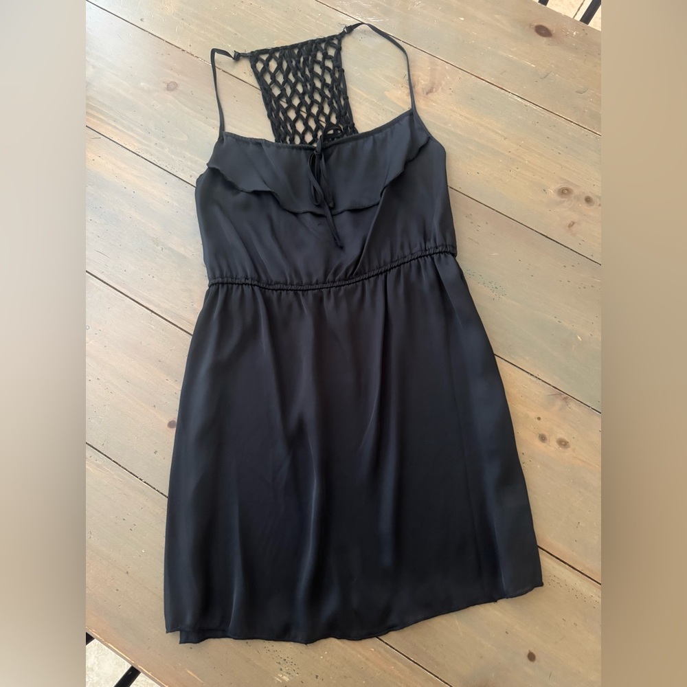 Women’s Sensual Swim Cover-Up or Dress by Xhilaration Black Knotted Detail Top